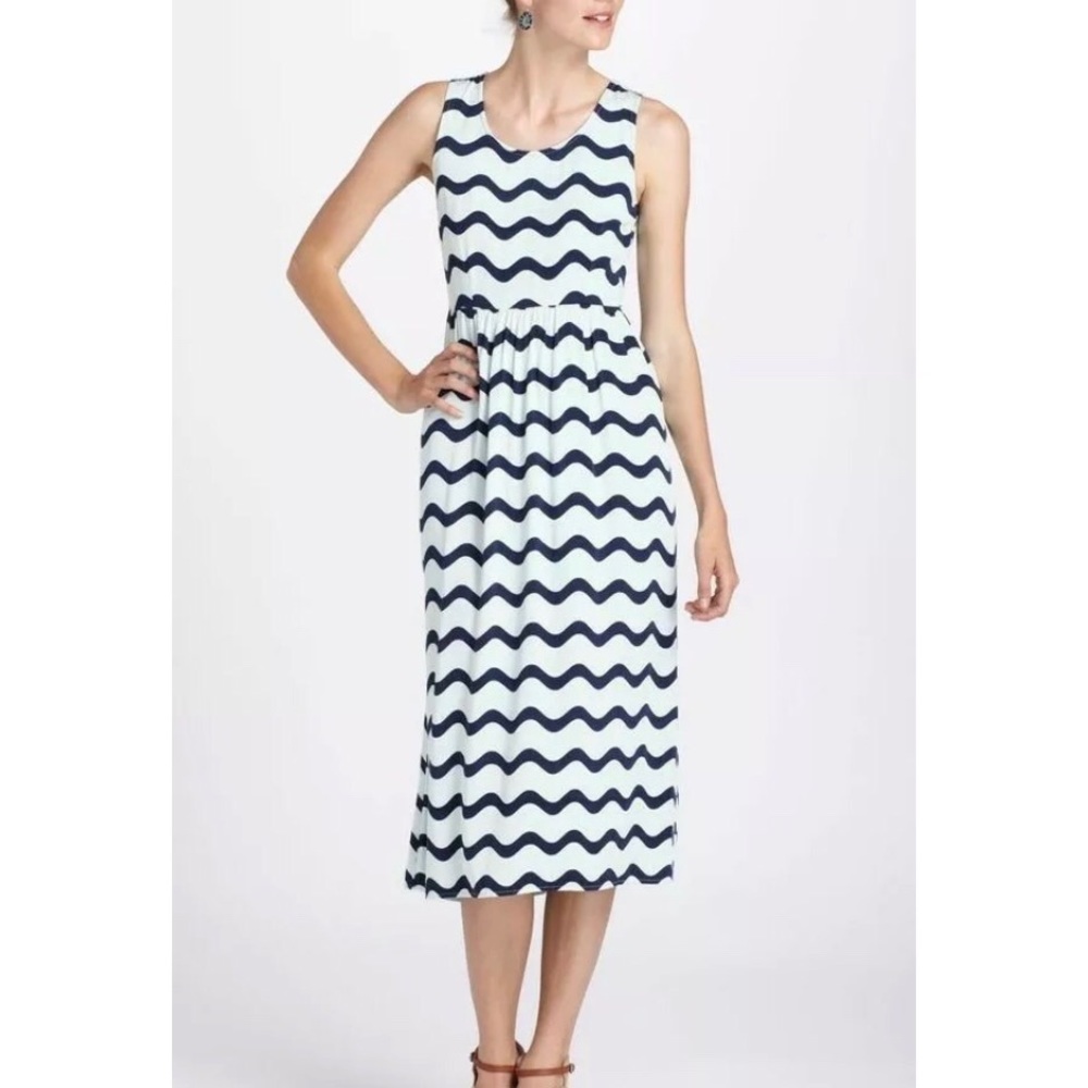 Dusen Dusen Blue Waves Dress